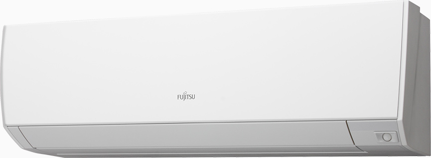 Fujitsu varmepumpe innedel. Foto.
